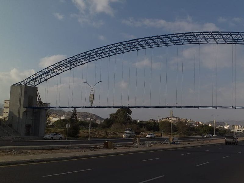 DNG Çelik Saudi Arabia Pedestrian Overpass